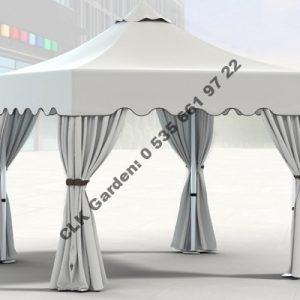CLK 3x3 Garden Bungalov Cabana Bahçe Çadırı Katlanır Gazebo Tente 19