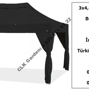 CLK 3x4 Garden Bungalov Cabana Bahçe Çadırı Katlanır Gazebo Tente 1